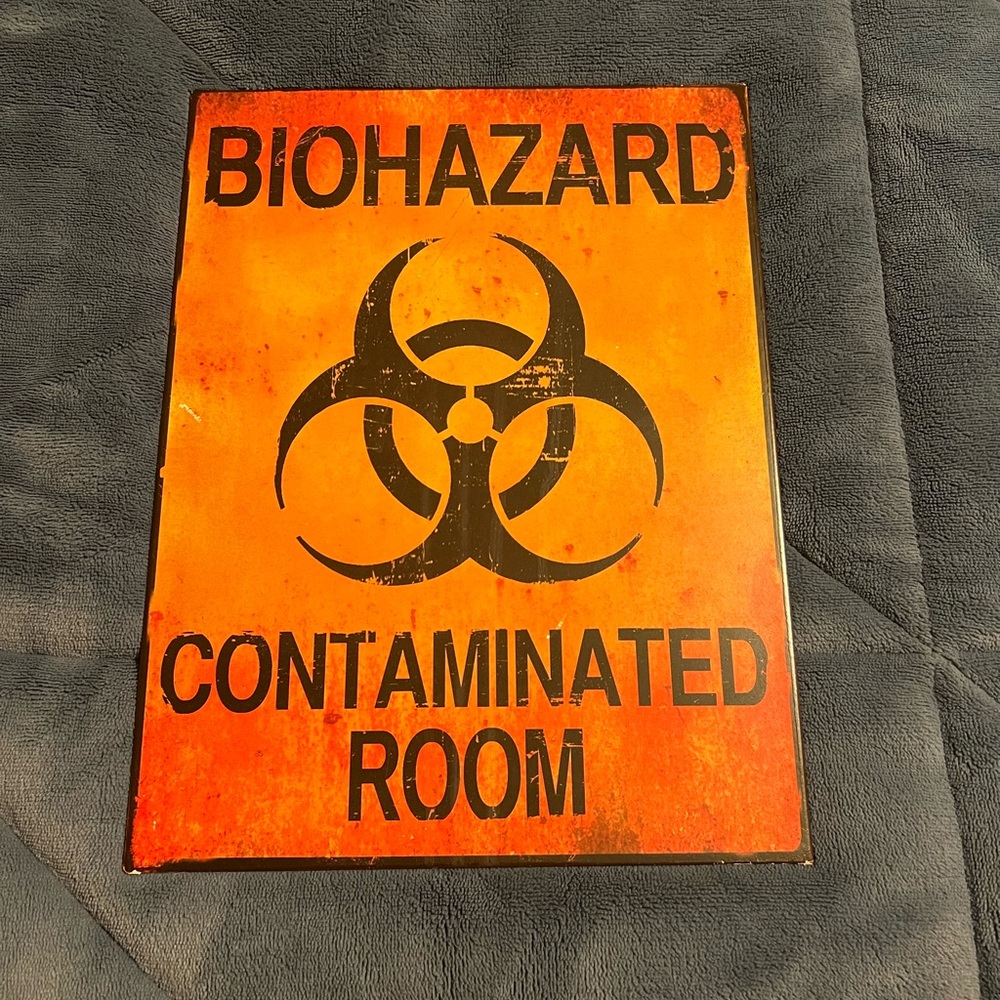 Biohazard room art